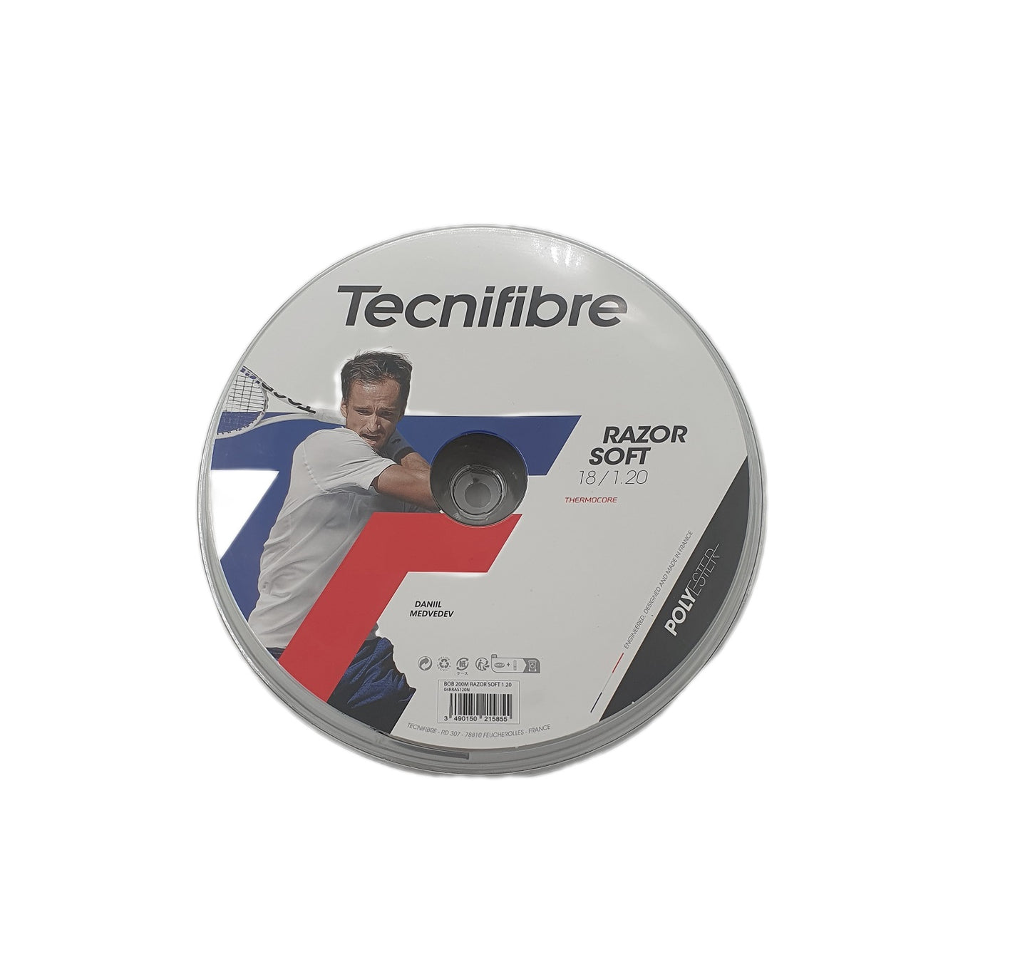 Razor Soft 1.20 mm Tennis String 200 m Reel Carbon