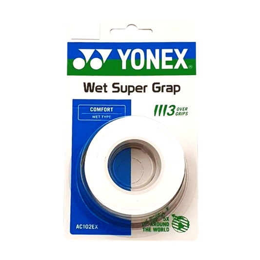 Wet Super Grap Overgrip 3er Pack Weiss