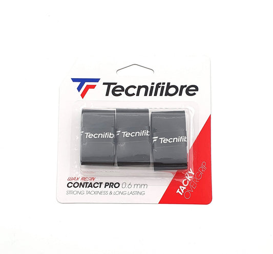 Tecnifibre Contact Pro Overgrip 3er Pack Schwarz