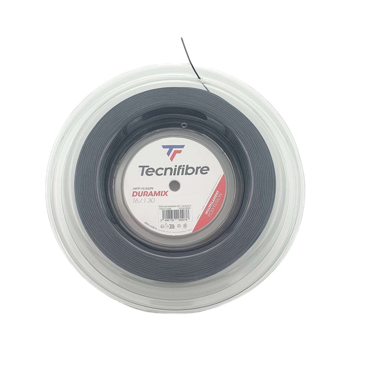 Duramix HD 1.30mm 网球线 200m 卷黑色