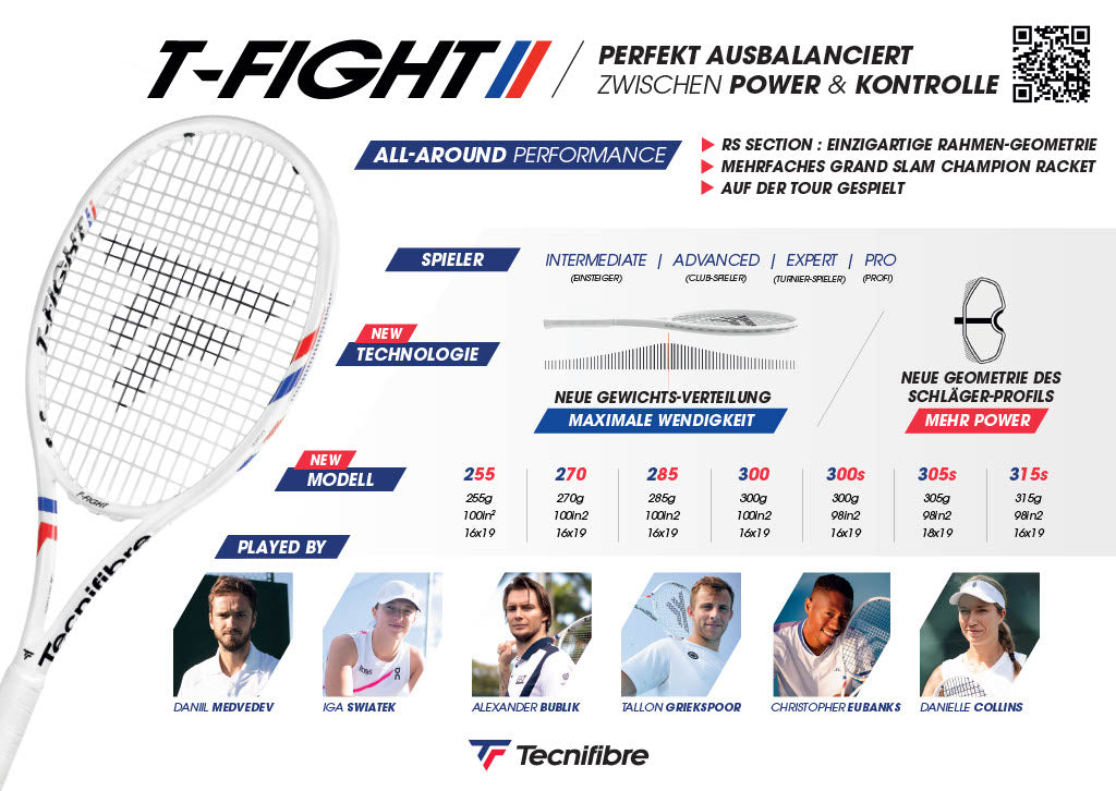 Tecnifibre T-Fight 300S Tennisschläger L3