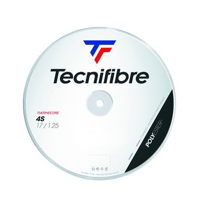 Tecnifibre 4S 1,25 mm Tennissaite 200 m Rolle Schwarz