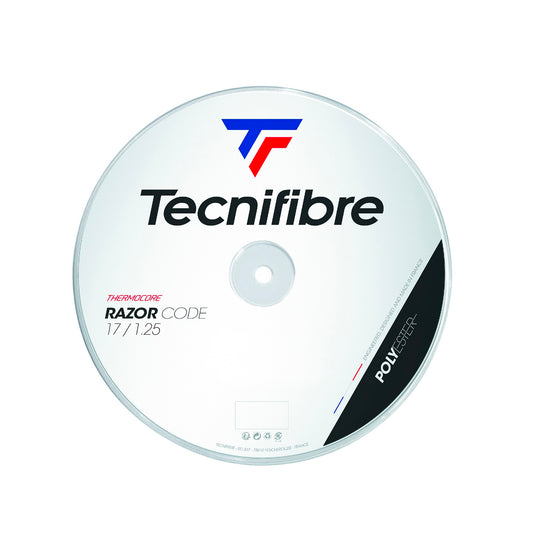 Tecnifibre Razor Code 1,25 mm Tennissaite 200 m Rolle Weiss