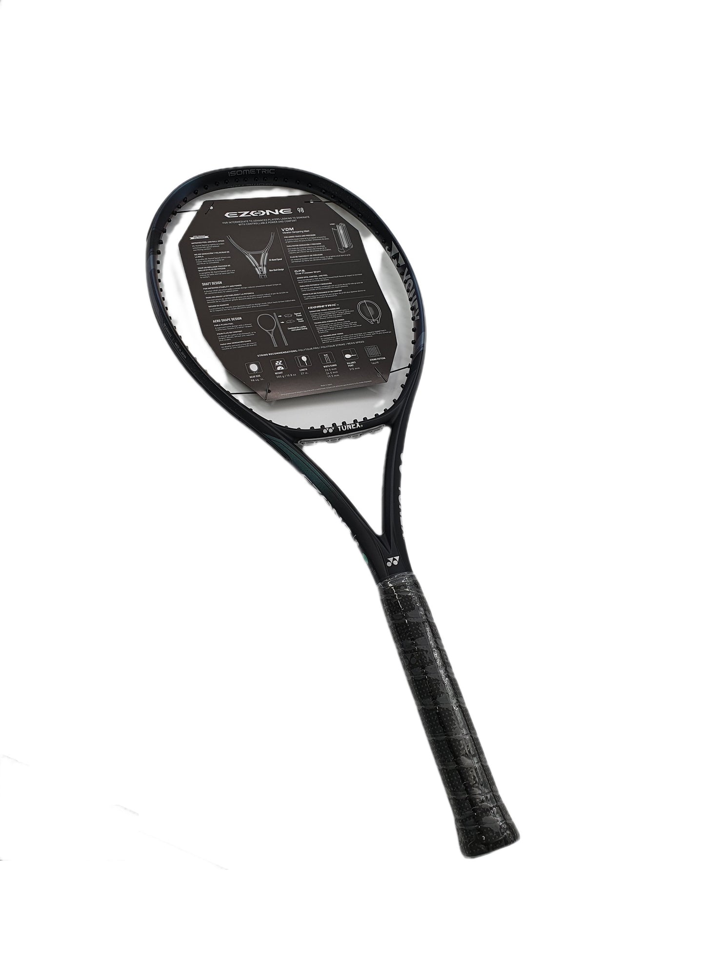 Ezone 98 Tennis Racket Aqua Night Black L2