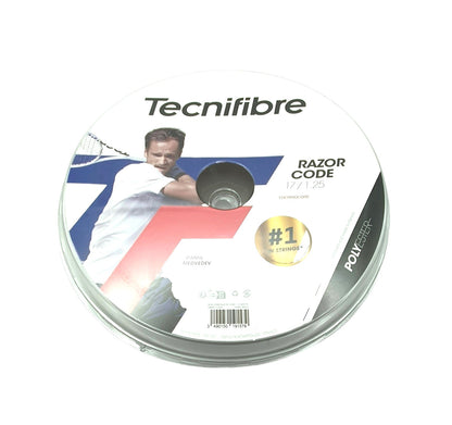 Tecnifibre Razor Code 1,25 mm Tennissaite 200 m Rolle Weiss