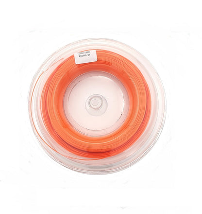 Black Code Fire 1.24 mm Tennis String 200m Reel Orange