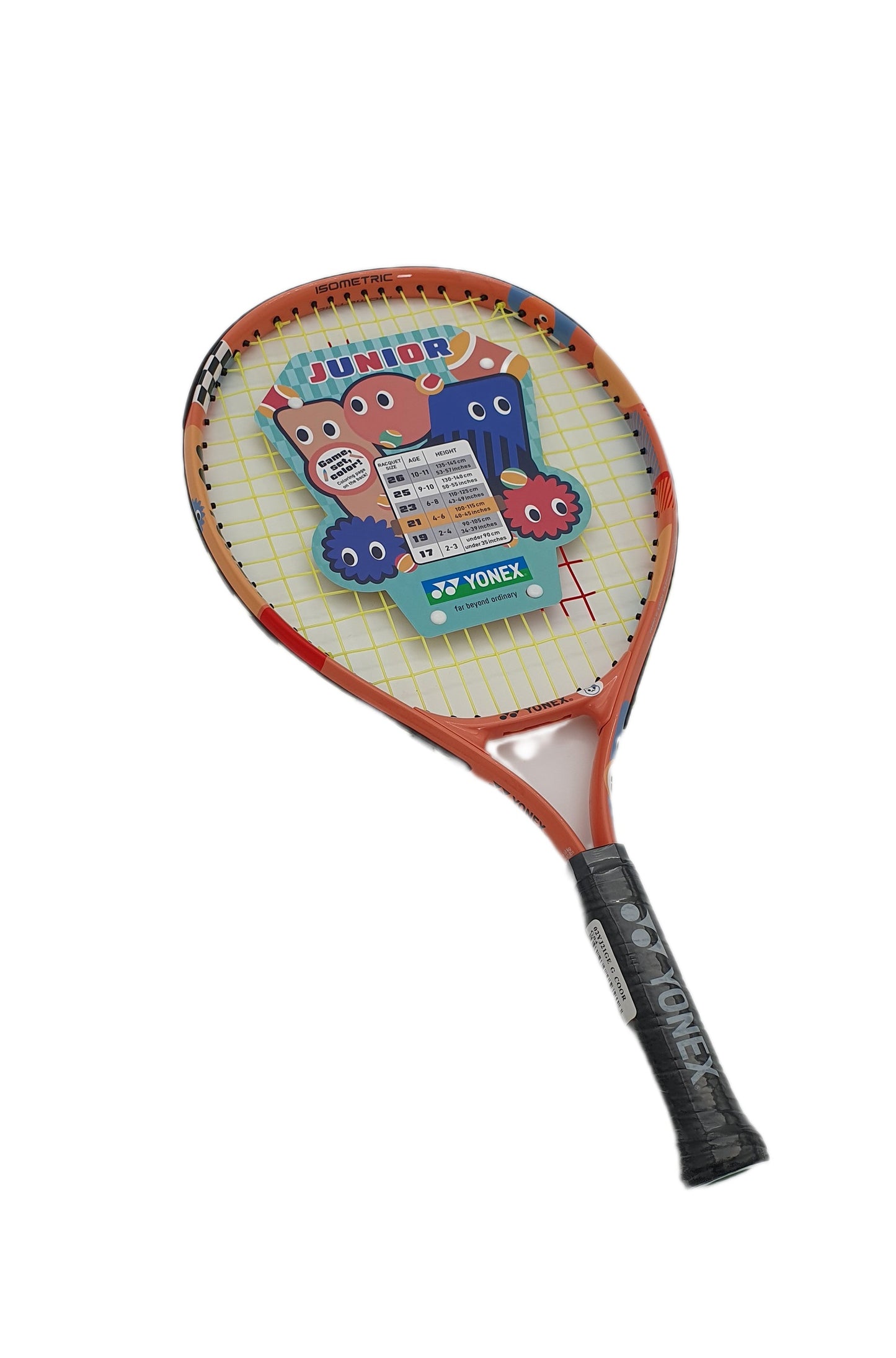 Yonex Junior Tennisschläger J21 Coral Orange