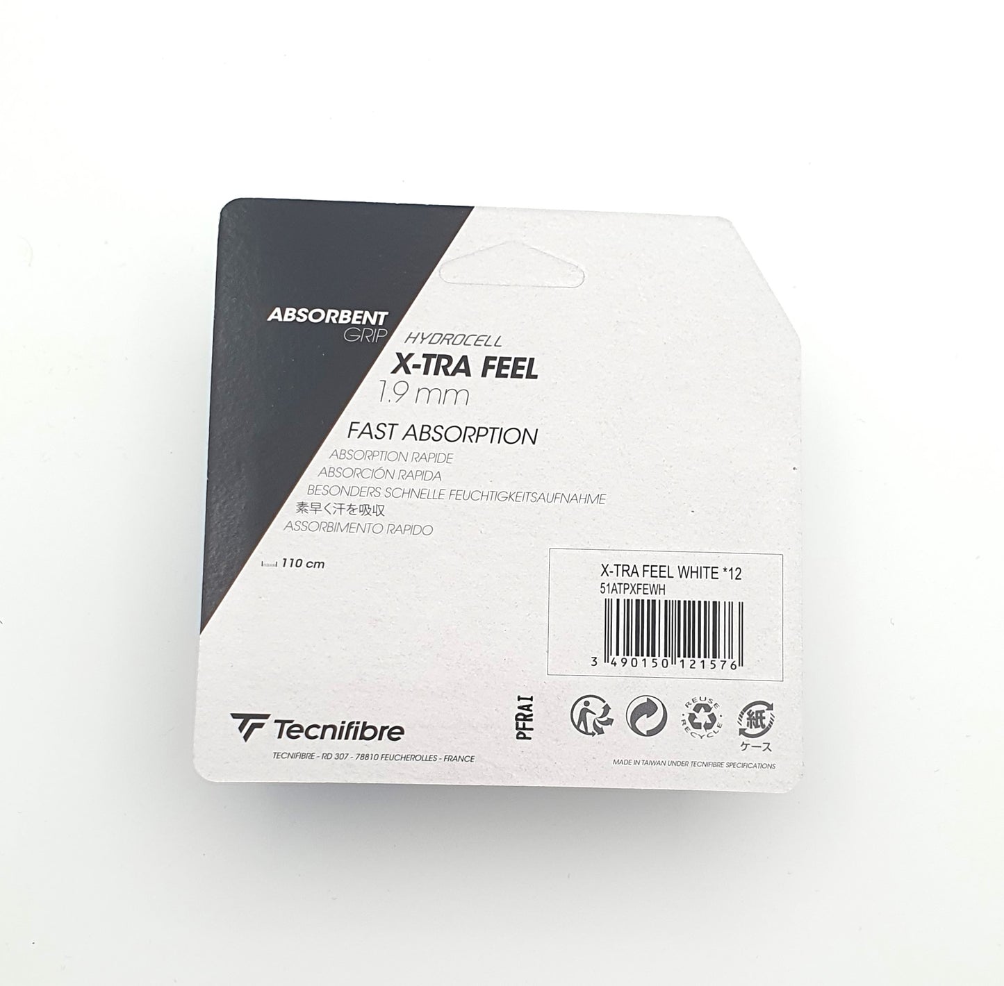 Tecnifibre X-Tra Feel 1er Pack Weiss