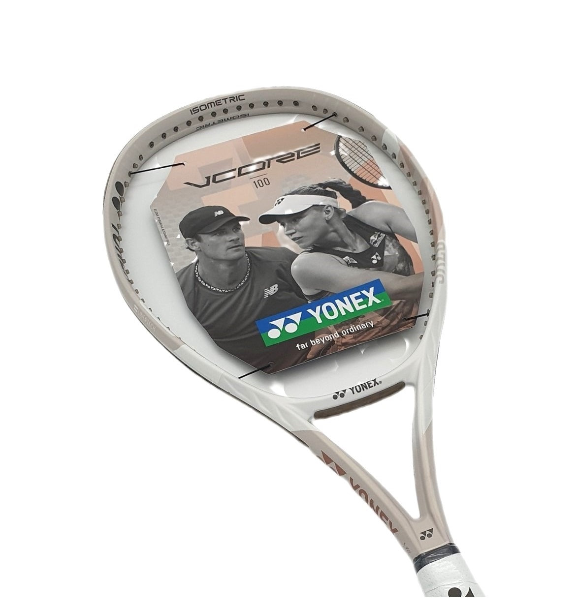 Vcore 100 Tennis Racket Sand Beige L2