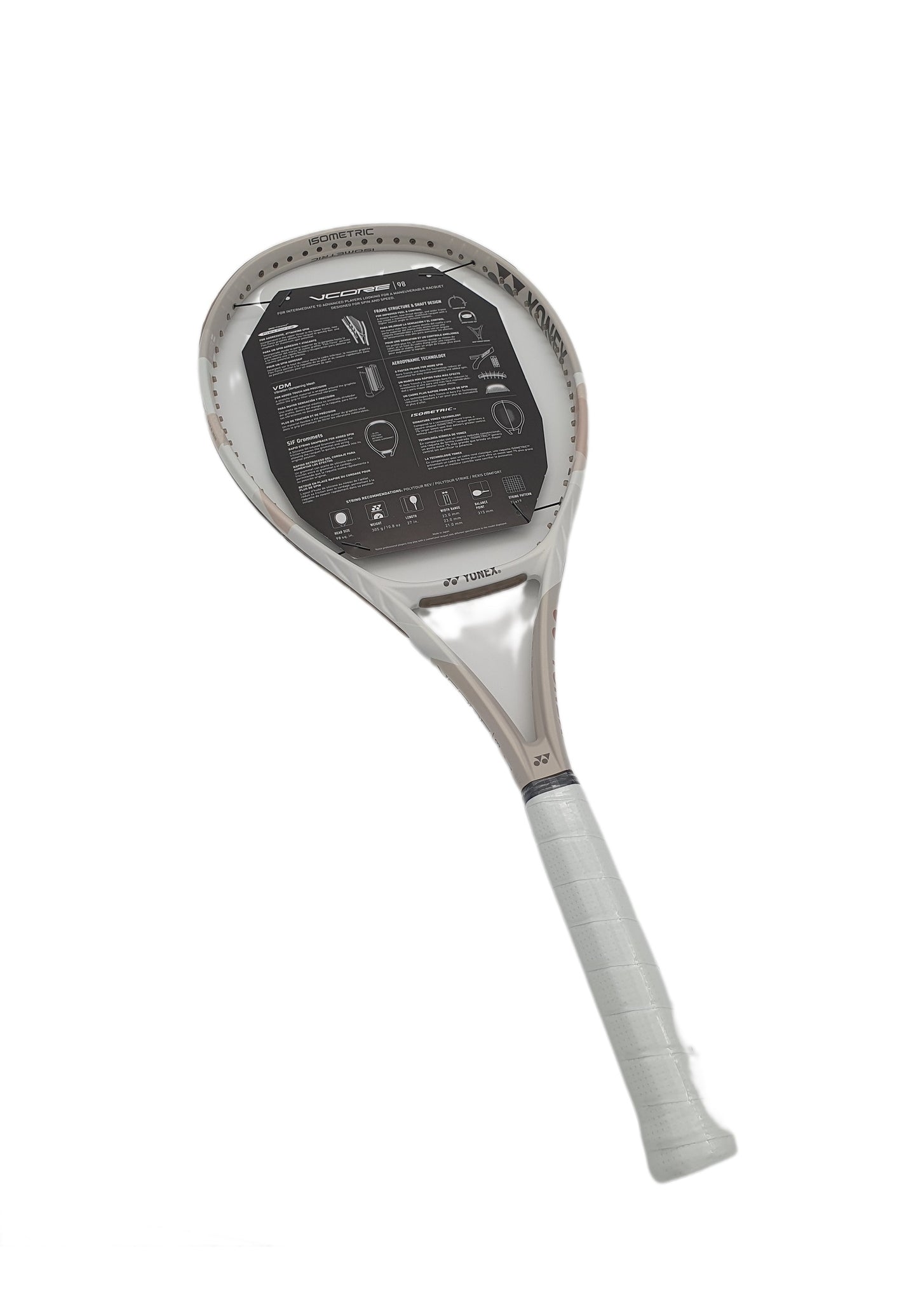Yonex Vcore 98 Tennisschläger Sand Beige L3