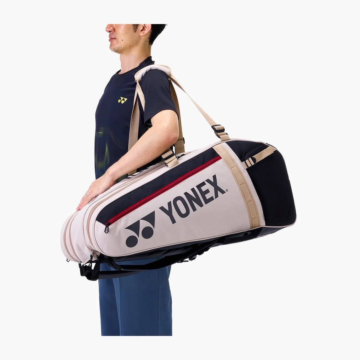 Yonex Gearlogic Racket Bag 9er Beige