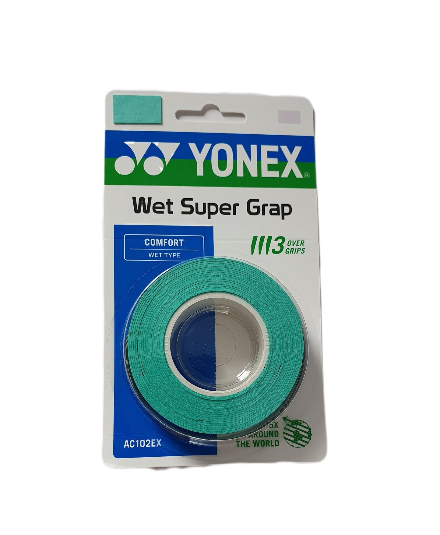 Wet Super Grap Overgrip 3er Pack Grün - Tennisbude