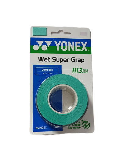 Wet Super Grap Overgrip 3er Pack Grün - Tennisbude